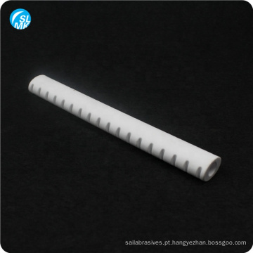 isolador de tubo de cerâmica peças de alumina produto de porcelana 95 al2o3